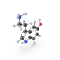 Serotonin Molecule PNG & PSD Images