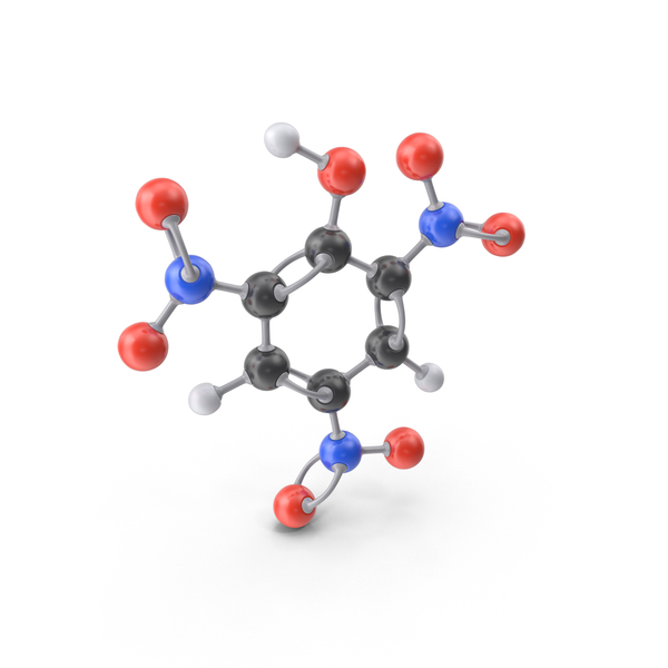 Picric Acid Molecule PNG & PSD Images