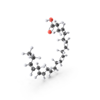 Docosahexaenoic Acid Molecule PNG & PSD Images