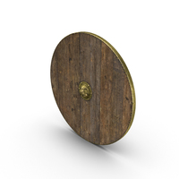 Medieval Wooden Shield PNG & PSD Images