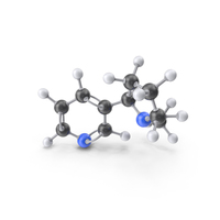 Nicotine Molecule PNG & PSD Images