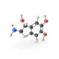 Norepinephrine Molecule PNG & PSD Images
