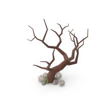 Bare Tree and Tumbleweed PNG & PSD Images