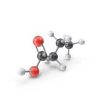 Butyric Acid Molecule PNG & PSD Images