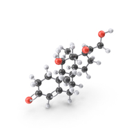 Corticosterone Molecule PNG & PSD Images