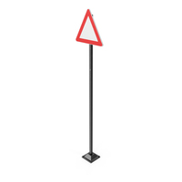 Triangle Road Sign PNG & PSD Images