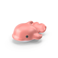 Pink Whale Bath Toy PNG & PSD Images