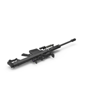 Barrett M107 Sniper Rifle PNG & PSD Images