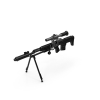 Dragunov SVU Bullpup Sniper Rifle PNG & PSD Images