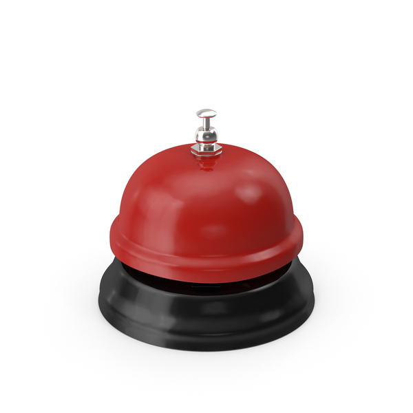 Red Service Bell PNG & PSD Images