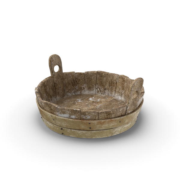 Medieval Wash Tub PNG & PSD Images