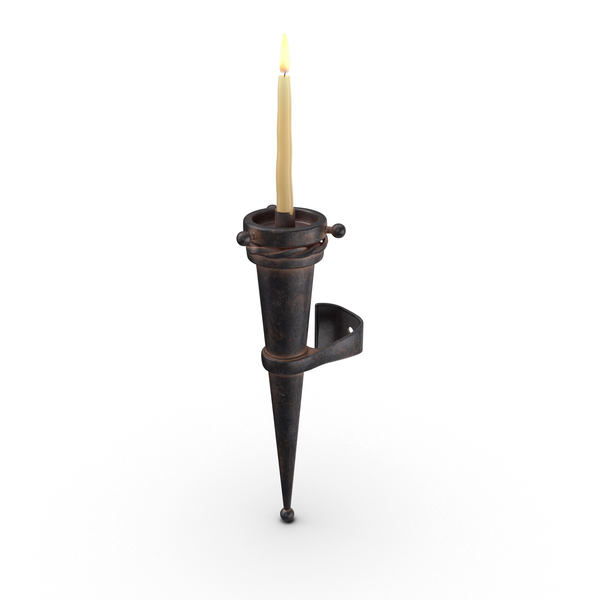 Candle Wall Sconce PNG & PSD Images