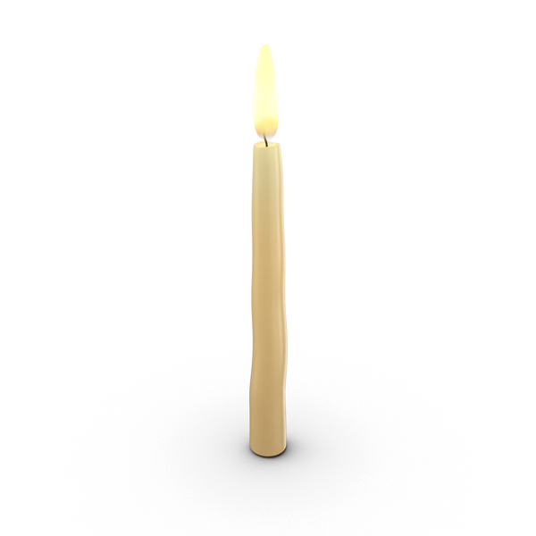 Candle with Flame PNG & PSD Images