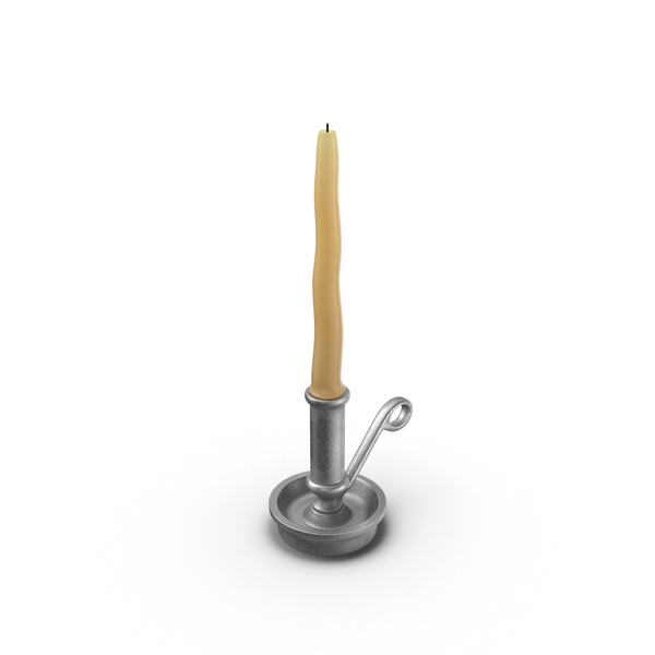 Table Candle in Holder PNG & PSD Images