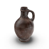 Medieval Ceramic Wine Jug PNG & PSD Images