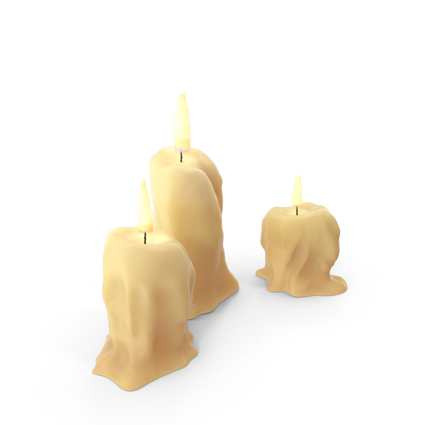 Medieval Style Table Candles PNG & PSD Images