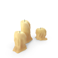 Medieval Table Candles PNG & PSD Images