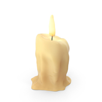 Medieval Table Candle PNG & PSD Images