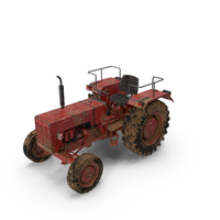 Dirty Tractor Mahindra 395 DI PNG & PSD Images