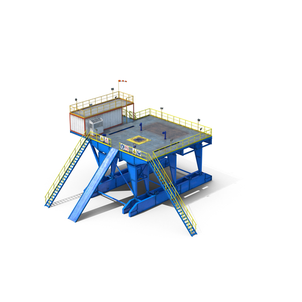 Fracking Gas Platform PNG & PSD Images
