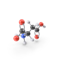 Aspartic Acid Zwitterion Molecule PNG & PSD Images