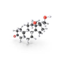 Deoxycorticosterone Molecule PNG & PSD Images