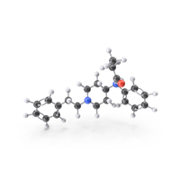Fentanyl Molecule PNG & PSD Images