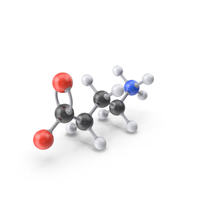 Gamma Aminobutyric Acid Zwitterion Molecule PNG & PSD Images