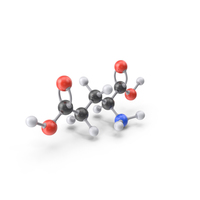 Glutamic Acid Molecule PNG & PSD Images