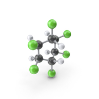 Lindane Molecule PNG & PSD Images
