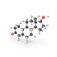 Nandrolone Molecule PNG & PSD Images