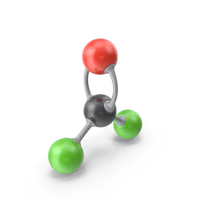 Phosgene Molecule PNG & PSD Images