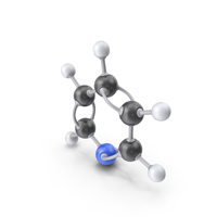 Pyridine Molecule PNG & PSD Images