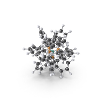 Tetrakis triphenylphosphine palladium Molecule PNG & PSD Images