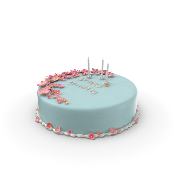 Birthday Cake with Candles PNG & PSD Images