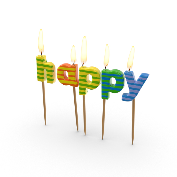Happy Birthday Candles PNG & PSD Images