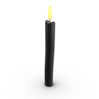 Black Candle PNG & PSD Images
