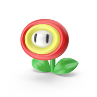 Super Mario Fire Flower PNG & PSD Images