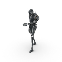 K-2SO Shooting Pose PNG & PSD Images