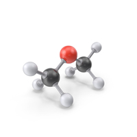 Dimethyl Ether Molecule PNG & PSD Images