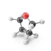 Tetrahydrofuran Molecule PNG & PSD Images