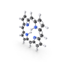 Porphin Molecule PNG & PSD Images