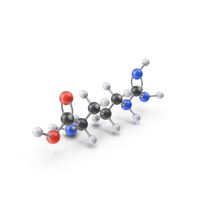 Arginine Molecule PNG & PSD Images