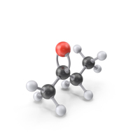 Butanone Molecule PNG & PSD Images