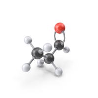 Propanal Molecule PNG & PSD Images