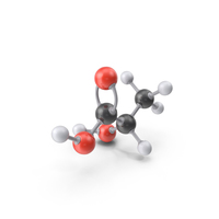 Lactic Acid Molecule PNG & PSD Images