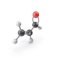 Acrolein Molecule PNG & PSD Images