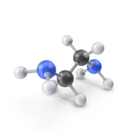 Ethylenediamine Molecule PNG & PSD Images