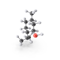 Menthol Molecule PNG & PSD Images