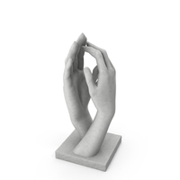 Auguste Rodin Hands Sculpture PNG & PSD Images